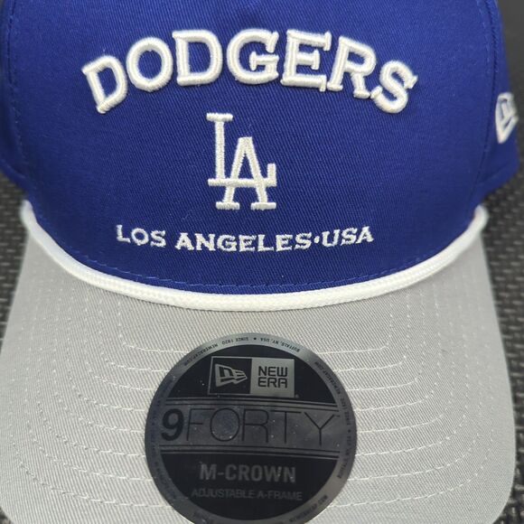 Los Angeles Dodgers New Era 9FORTY M-Crown A-Frame Snapback Hat New With Tags - Picture 3 of 13